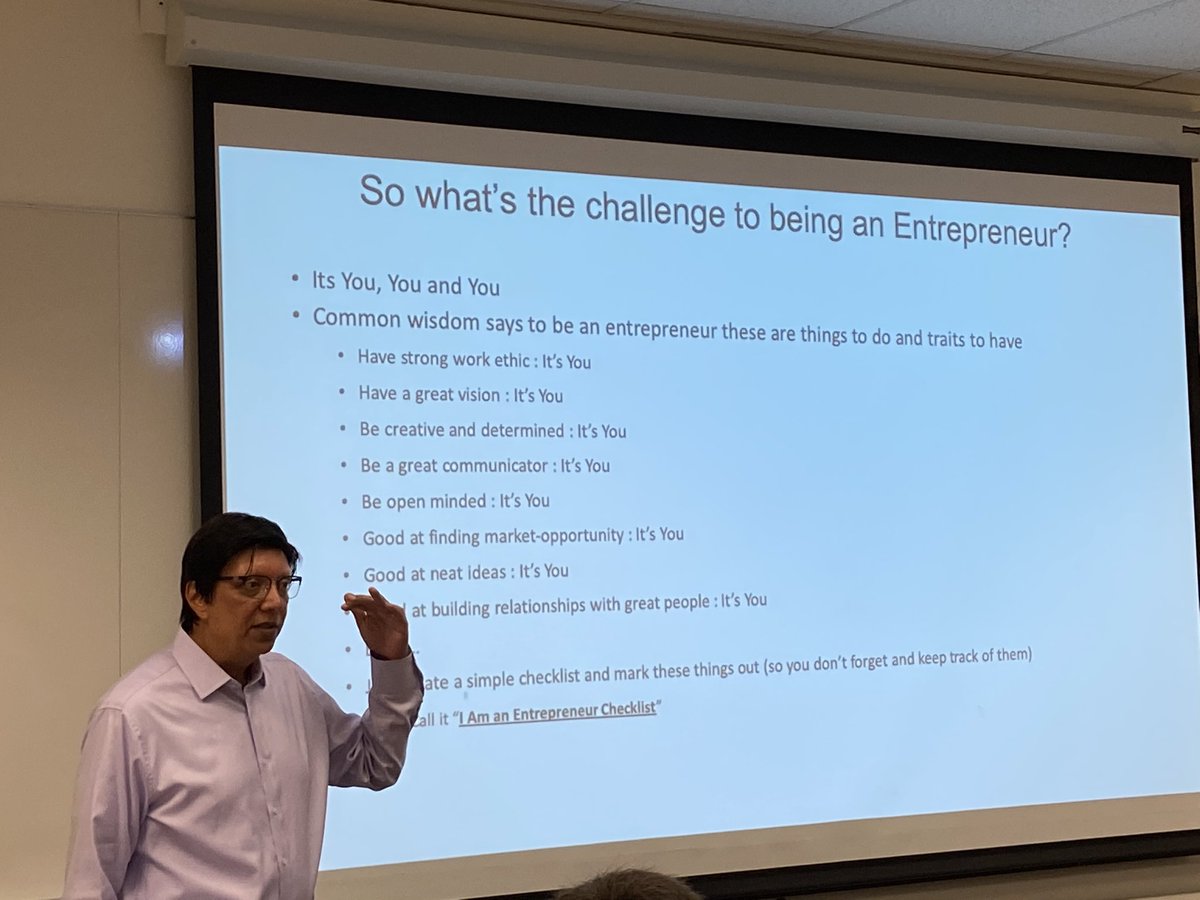 LanduytCenter's tweet photo. Day#1 of Silicon Valley Entrepreneurship Workshop. Illinois alum and founder of Cura Technologies, Samir Mitra, talking about the challenges of being an entrepreneur! Thank you @intel for hosting us! #TECSV #InnovatewithTEC https://t.co/KS7vqFUQ3b