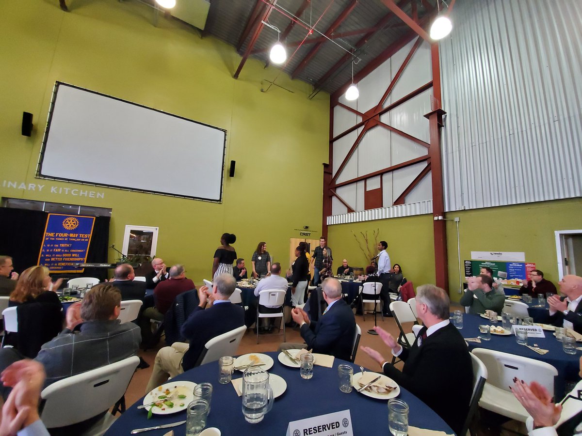 RotaryCR's tweet image. 5️⃣0️⃣0️⃣0️⃣ #RotaryCR 
Thank you local Metro @CityofCRiowa @CityofMarionIA @Rotary Clubs
Invocation, Pledge of Allegiance, #4WayTest &amp;amp; music at #Rotary
Congratulations 8 high school seniors who will be honored over next 3-4 months