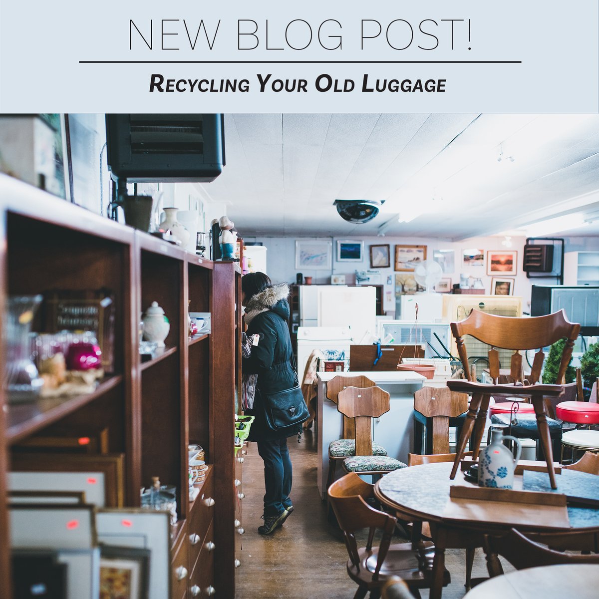 January is a great time to start thinking about how to recycle your old luggage &amp; backpacks.

You might be surprised at how your old cases can be used, even with a bit of wear &amp; tear!  Check out our newest blog post where we share some ideas with you!

blog.samsonite.ca