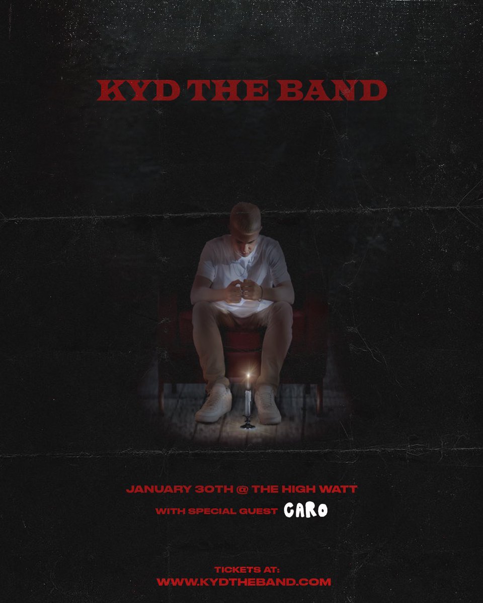 Nashville, come see me <a href="/thehighwatt/">The High Watt</a> January 30th! Tickets at kydtheband.com