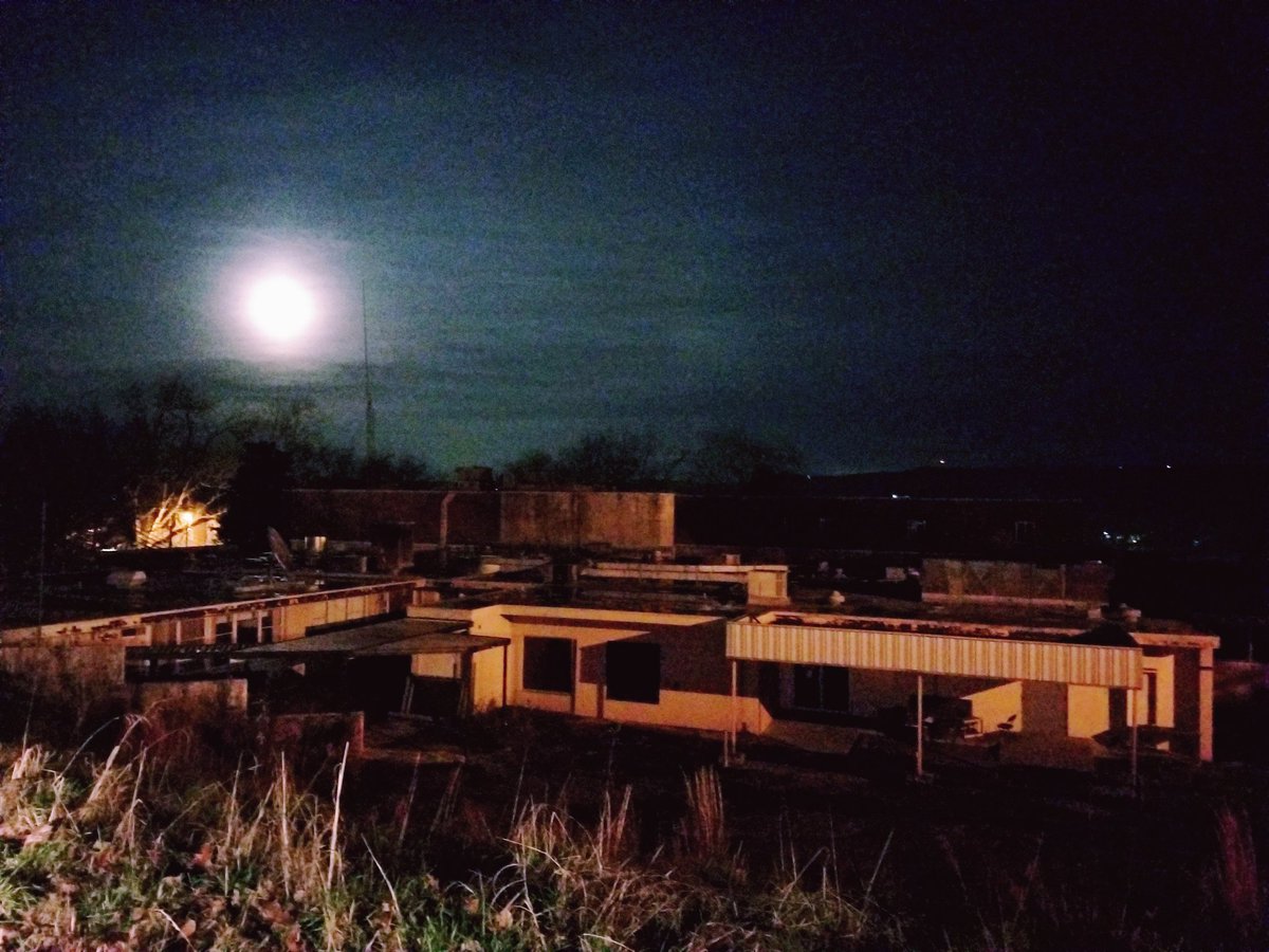 Beautiful full moon shining down on the hospital. 👻 #hauntedhospital #paranormal #OSPH