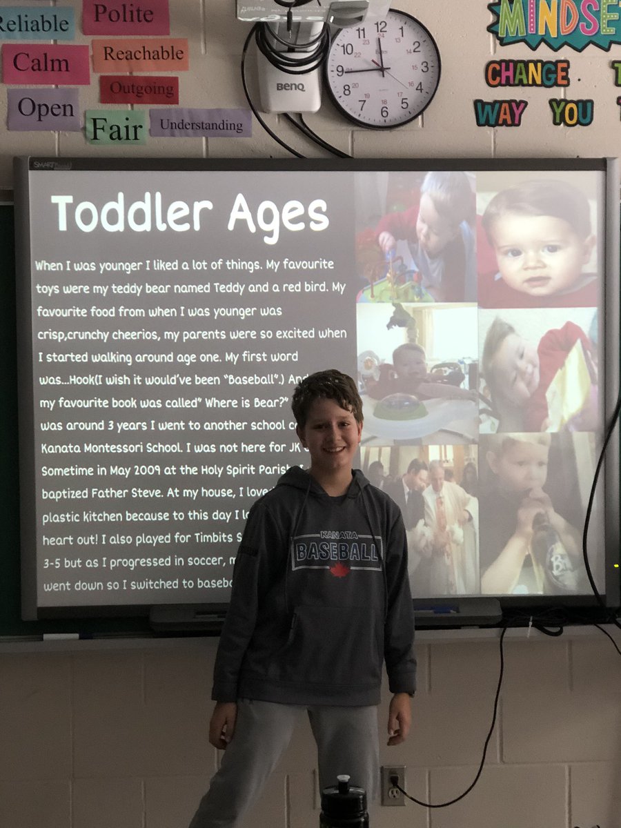 MrWalshHS's tweet photo. Day One of our Autobiography presentations. Well done boys!  @MrWalshHS @HolySpiritOCSB https://t.co/radUOwvVO0