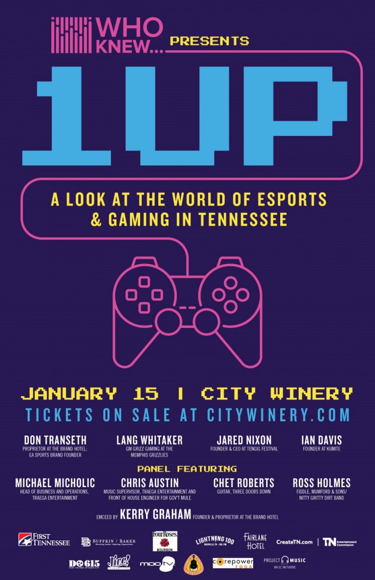 TennEsports's tweet photo. Love esports and want to hear from some of the leaders in Tennessee? Don't miss Who Knew this Wednesday!

https://t.co/uuXdTrKFAn

Want free tickets? We're giving away TWO pairs of tickets to the event! Just RT this to enter, winners selected noon on the 15th! https://t.co/sa89RdTivY