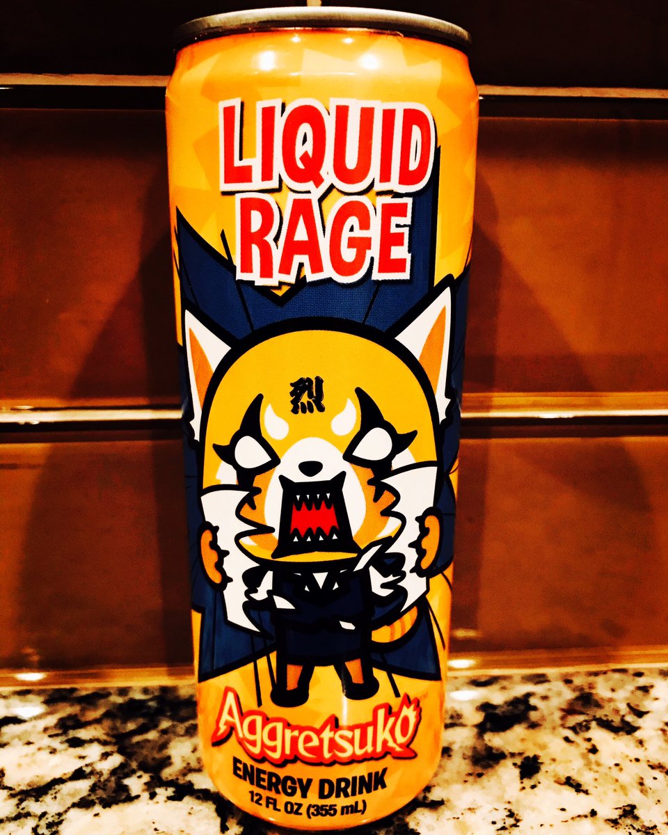 EnergyDrinkJosh's tweet photo. New #LiquidRage #Aggretsuko #EnergyDrink #BostonAmericaCorporation #Liquid #Rage #Energy #Drink https://t.co/oIA95fqnol