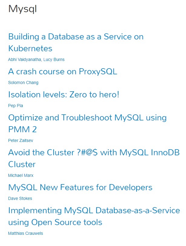 stoker's tweet photo. @MySQL Track at the #socallinuxexpo is set -- thanks to the presenters and those who submitted!  See you in Pasadena!! https://t.co/TWtmh28yhm