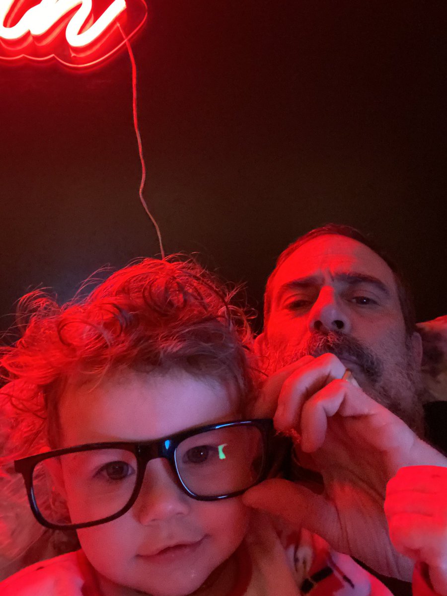 JDMorgan's tweet image. George and I during first quarter of ⁦@Seahawks⁩ game. Look how calm we were... cool as red cucumbers.