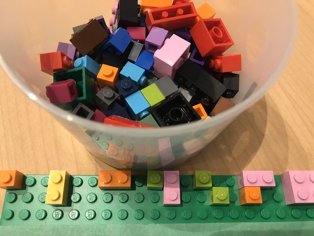 BrailleMatters's tweet photo. Taking matters into our own hands at the @CNIB_Ontario GTA Hub, waiting for @LEGO_Group to make Braille Bricks available in Canada. Photo of colourful 1x1 LEGO bricks, used to spell out the braille alphabet! #brailleisliteracy #brailleisfun https://t.co/FW3R6W1QvE