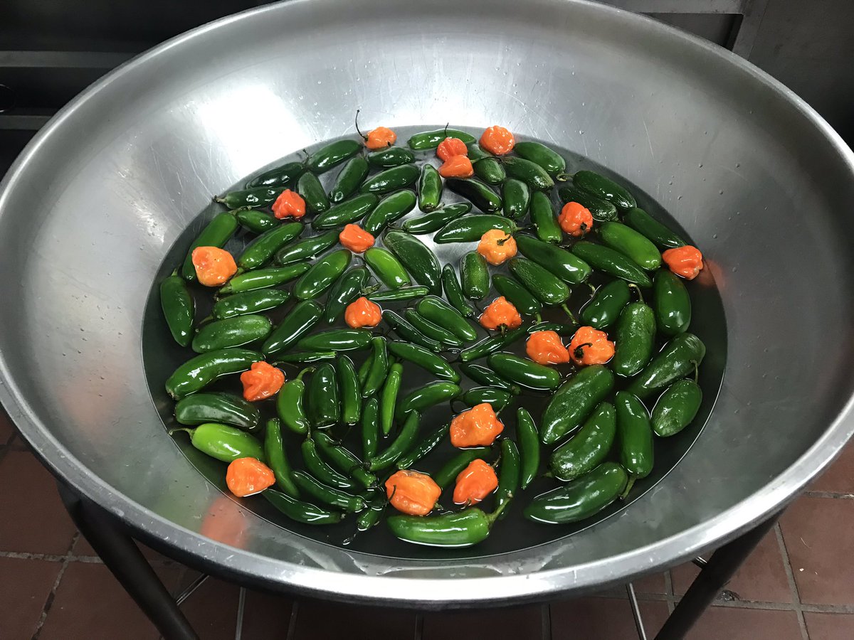 OlympusSalsa's tweet photo. Making extra large batches today getting ready to stock up our new locations https://t.co/7OUoR98e3M