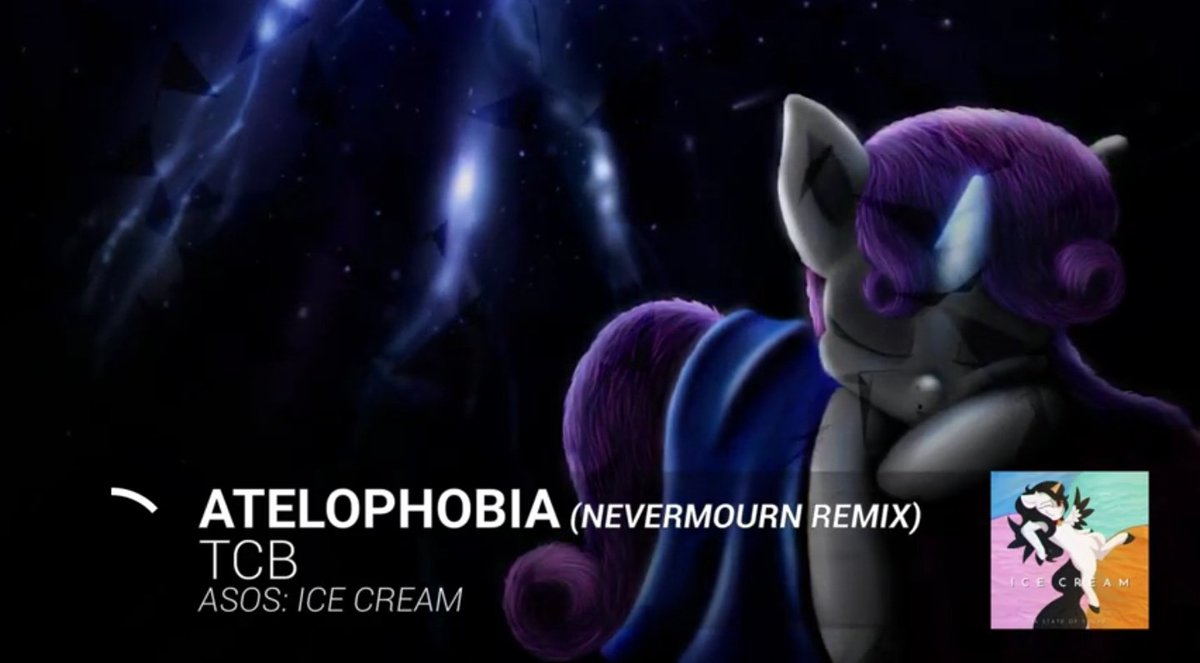 AStateOfSugar's tweet photo. Your #ASoSRelease is here! 🔥
And today we have a remix from @nevermournmusic of @TCBpon's track called Atelophobia that is part of our Ice Cream album 🍦

Go check it out below &amp; share it with your friends:
https://t.co/Lis6Xwq8I6 #brony #mlp https://t.co/kcsuT4aWm5