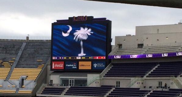 jshropshier's tweet photo. Friendly reminder of why Gamecocks will be saying #GeauxTigers tonight. https://t.co/oA35hzSmHq