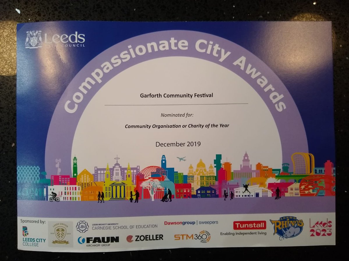 GCFeastival's tweet photo. So, this arrived today!!   Just in time for our first #Feastival meeting of the year. Thank you @LeedsCC_News @LeedsCC_Help  @garforthtoday @garforthlife https://t.co/vbKeDvdn9k