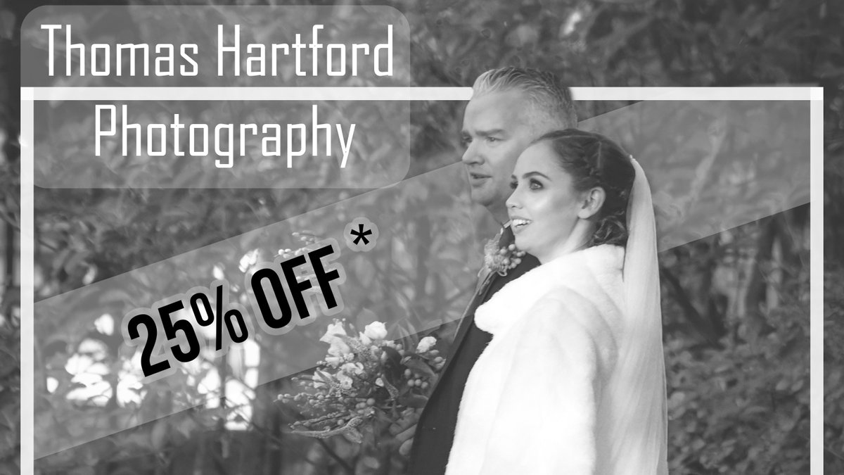 tomohartford's tweet photo. The wedding planning season is officially in full swing and to kick the year off I'm offering 25%OFF!! on all wedding photography packages for new bookings made up until the end of Jan (Fri 31st) #weddingphotographer #irishweddingphotographer #WeddingPlanning #weddingphotography https://t.co/sAeaq2JhRG