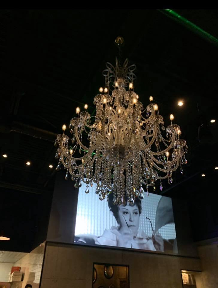 HomeAdvanced's tweet image. 80" picture to wall~ projector &amp;amp; sound at Matto Wine Bar 📽 🔈 We also did the sound security and acoustics