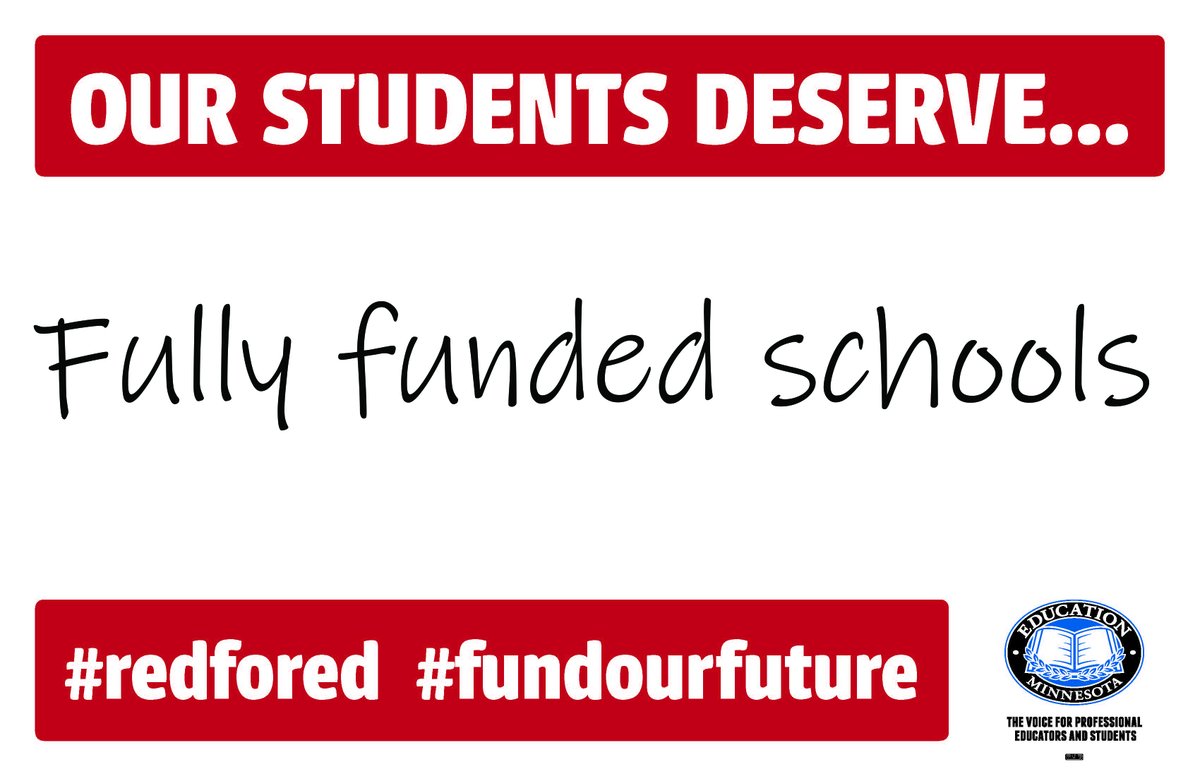 EducationMN's tweet image. Minnesotans value strong public schools.

Instead of vouchers, @mnsrc should focus on fully funding the schools more than 90% of Minnesota children attend. #mnleg #edmnvotes #redfored #fundourfuture