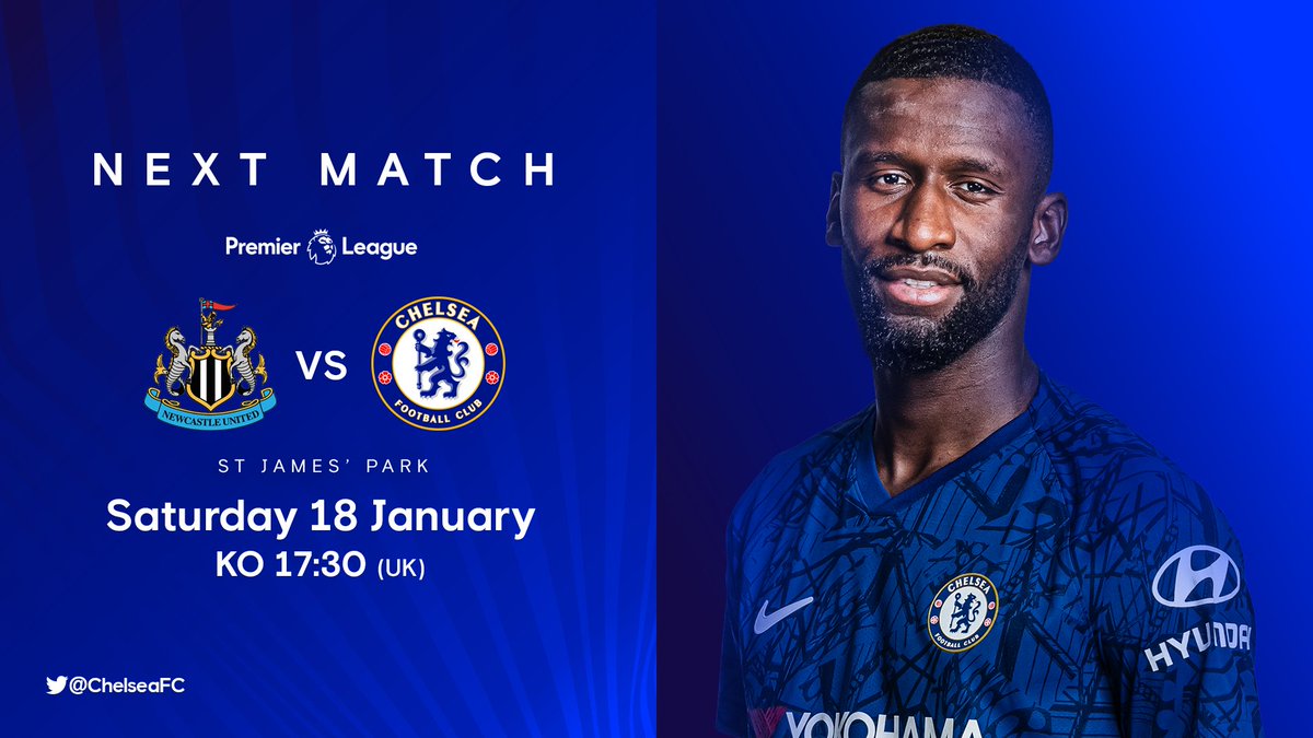 ChelseaFC's tweet photo. Newcastle next! 👊 https://t.co/tBpjle97yQ