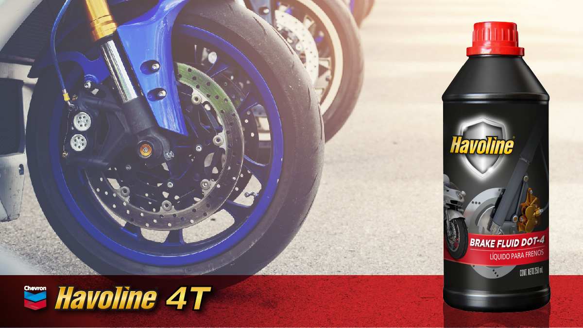 HavolineCol's tweet photo. ¿Sabías que el Havoline® Motorcycle Brake Fluid DOT-4 garantiza una buena respuesta de los frenos en condiciones normales de uso y soporta mayores temperaturas de funcionamiento y operación?🏍 #havoline #lubricantes #motor #aceite #motos #máquina #chevroncolombia #moto https://t.co/8zgvwvIKu5