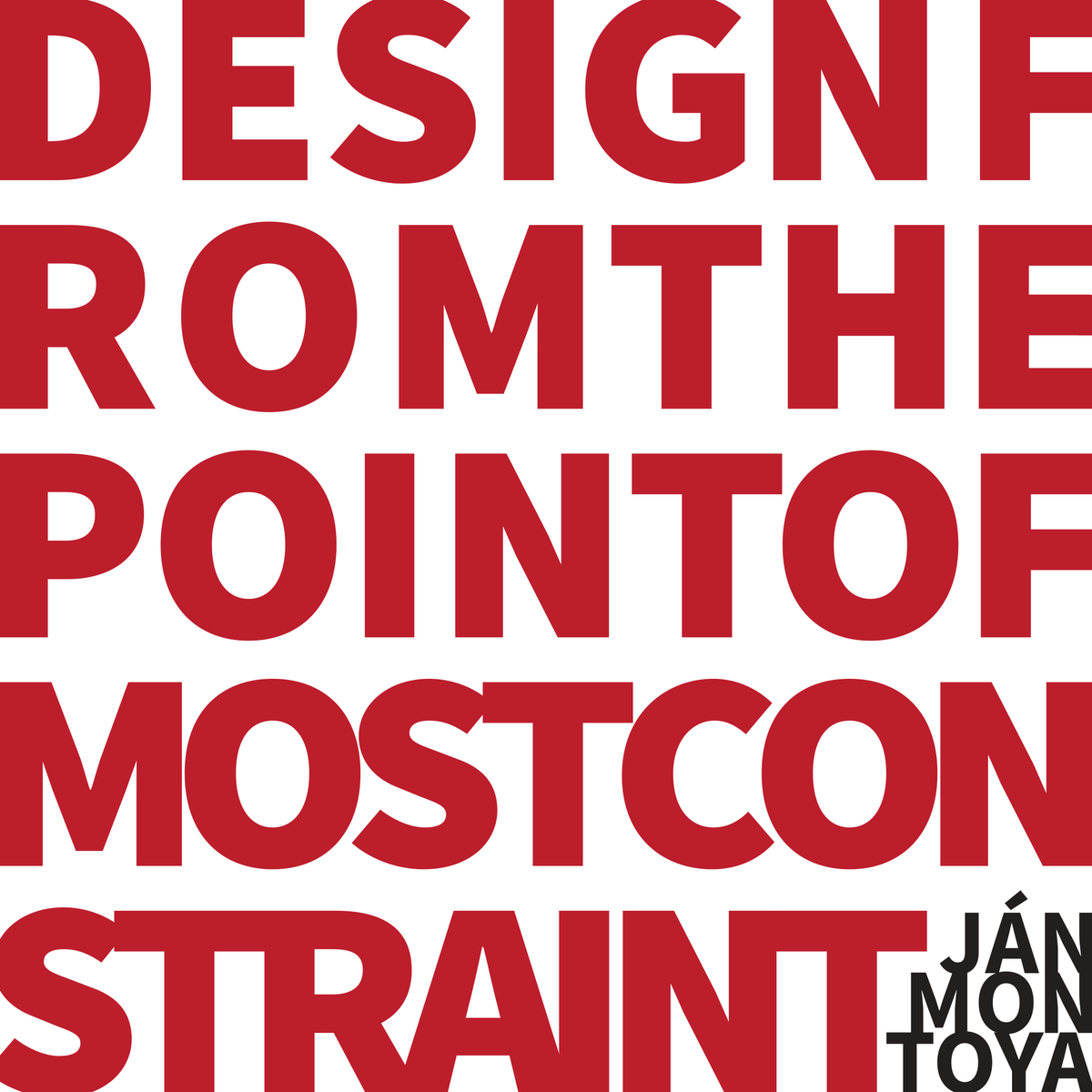 AgencyETA's tweet photo. Our creative director Ján Montoya continuously speaks to the value of designing from the “point of most constraint.” ETA embraces constraints as well-defined problems, focus our solutions, and improve the quality and scope of our work. https://t.co/oesIEveiYr
