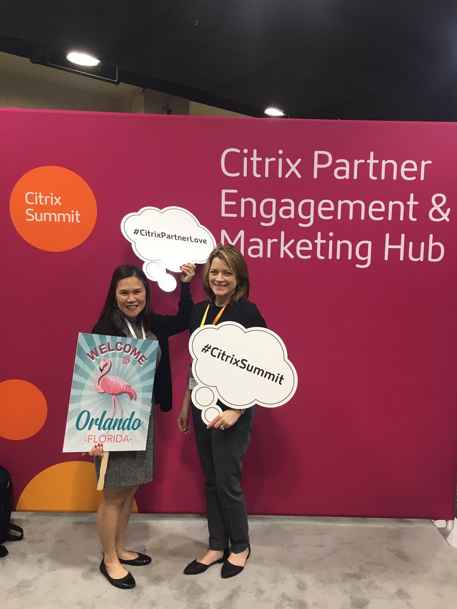 dlbuffett's tweet photo. Come visit us at the Citrix Partner Engagement &amp; Marketing Hub in the Expo at #CitrixSummit! https://t.co/Ou0m3Mzqet