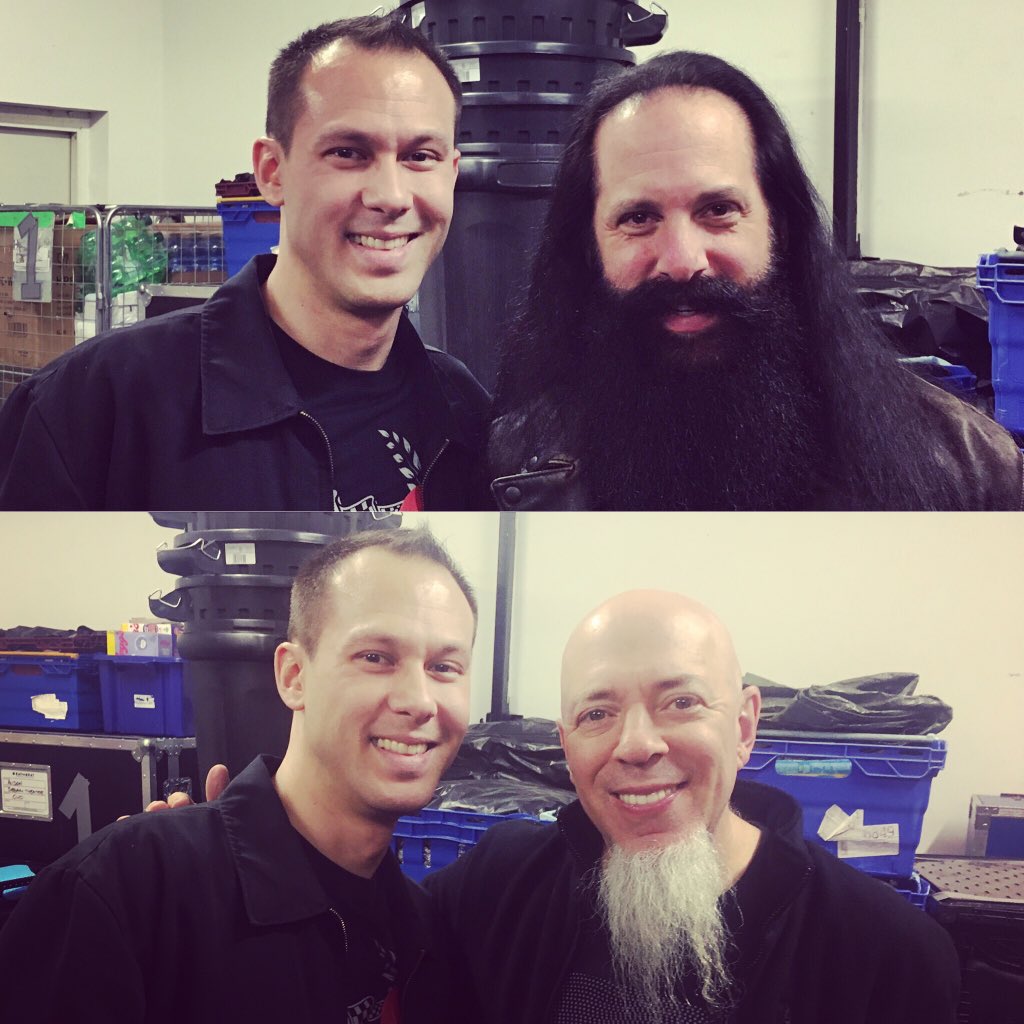 DanielFries's tweet photo. Met my friends from Dream Theater esterday! What an amazing performance playing Scenes From A Memory! That album made me the guitar player I am now! #johnpetrucci #jordanrudess #danielfries #progressiverock #progressivemetal #prog #mesaboogie #mesaengineering #ernieball #musicman https://t.co/SHnrxyup0z