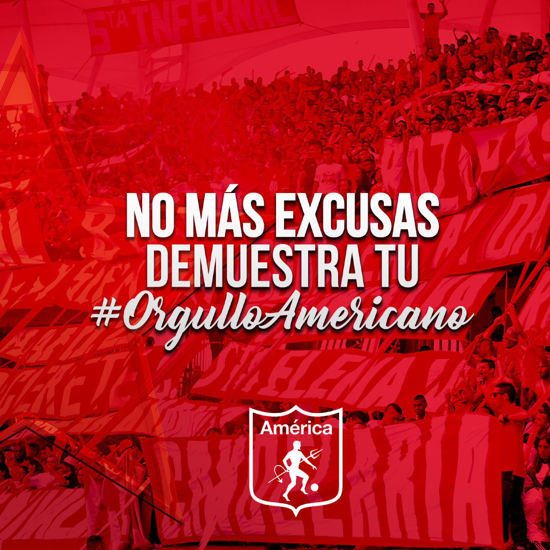 AmericadeCali's tweet image. ❌ ¡No más excusas! 👹 Conformamos un equipo para pelear títulos y necesitamos de tu apoyo para lograrlo. Juntos haremos del Pascual una caldera. 🏟🔥

#OrgulloAmericano