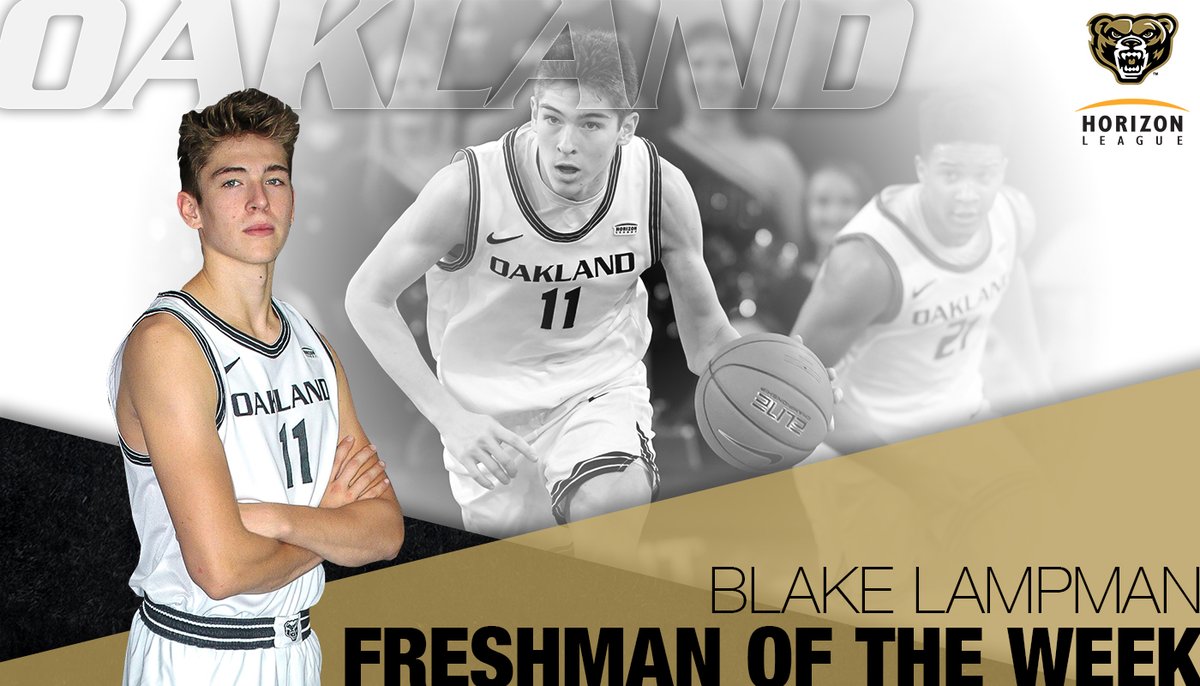 For the second time since the start of league play, Blake Lampman earns <a href="/Nike/">Nike</a> #HLMBB Freshman of the Week honors! 

📰bit.ly/2RbReQ1
