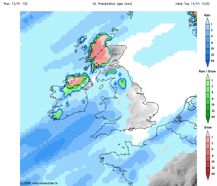 martinastro2005's tweet photo. This evening's GFS run indicating a risk of snow on the hills during Tuesday #winterbite #snow https://t.co/ChZI1Gd3fG