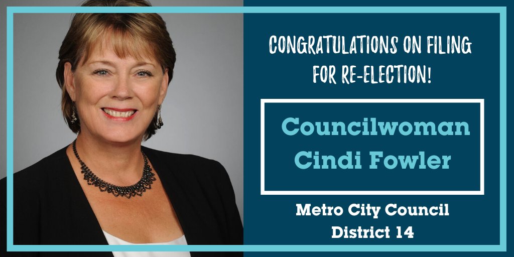 Happy Monday! We're kicking off this week with new filing announcements! First up, we have <a href="/CWCindiFowler/">CW Cindi Fowler</a> filing for re-election! Congratulations Cindi!