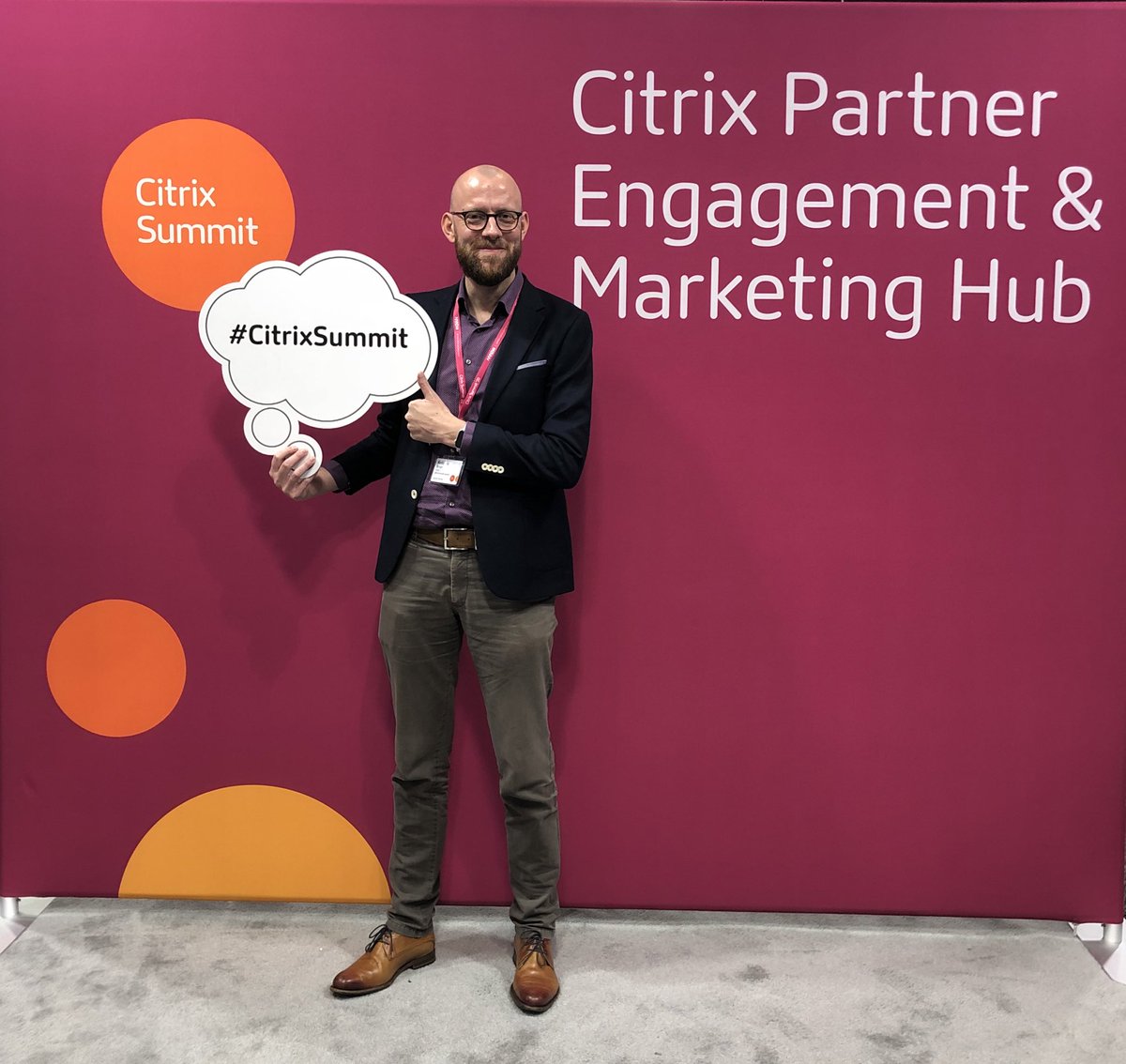 #xylos on the road to discover al the new things for #citrix202 during #citrixsummit and of course enjoying a #citrixselfie