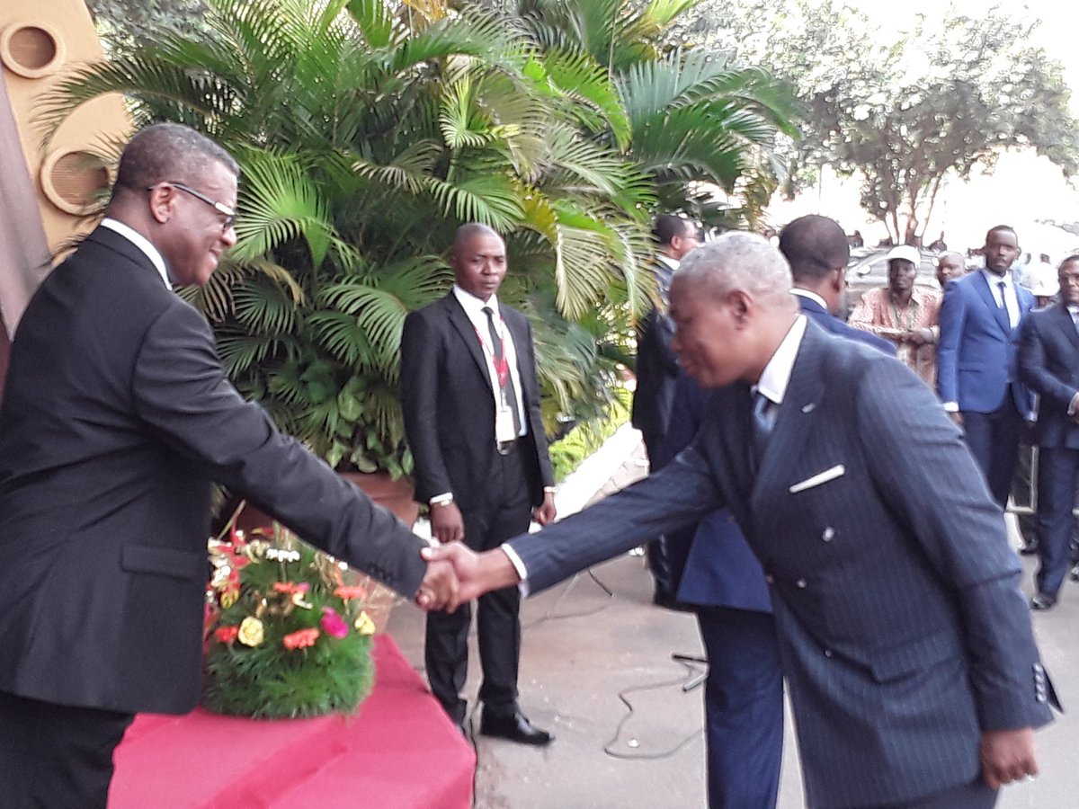 Pm237Services's tweet photo. @CameroonPm237 received New Year whishes from his staff members today and Related Services, at the #StarBuilding, with a solemn twist.
#happynewyear2020
#DionNgute
#Cameroon https://t.co/QHhlMVxH4S
