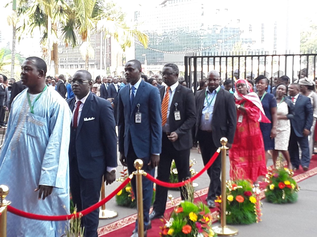 Pm237Services's tweet photo. @CameroonPm237 received New Year whishes from his staff members today and Related Services, at the #StarBuilding, with a solemn twist.
#happynewyear2020
#DionNgute
#Cameroon https://t.co/QHhlMVxH4S