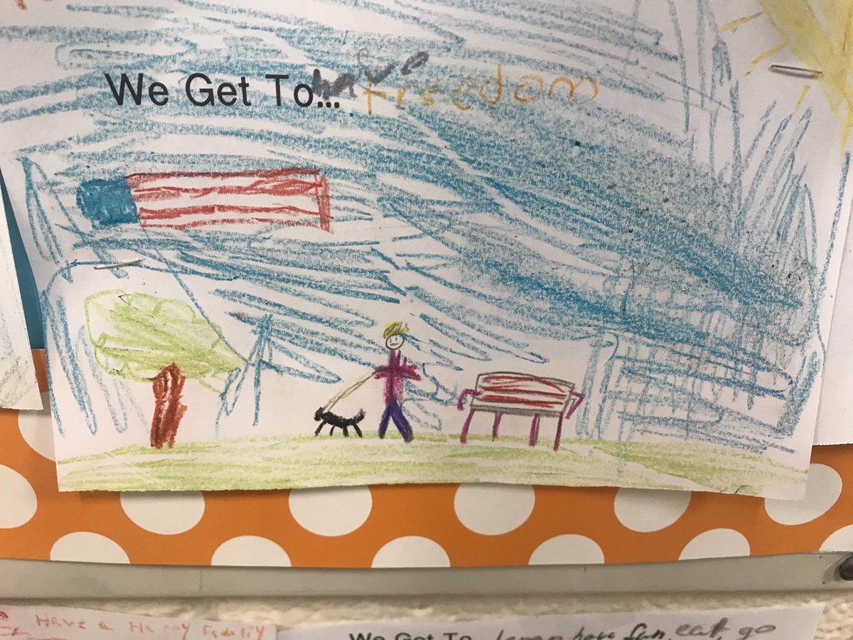 coachcoope's tweet image. The #WeGetTo motto is in full swing here  @ Eagle Elementary @PMEagleES ! How lucky are we that #WeGetTo share this amazing message !! @PMcoachGALL @PatMedAthletics @DezyStrong