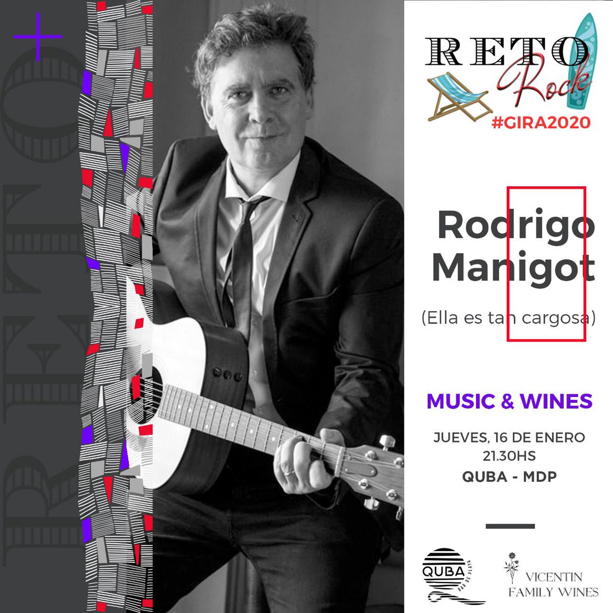 Las Cosas que Inventás en formato acústico por la Costa Atlántica.
Miércoles 15/1 a las 22 horas en Templeton Cariĺó.
Jueves 16 #RetoRock
16 hs Fedras Beach Pinamar
21 hs <a href="/Qubamdq/">Quba, cafe de mar</a> Mdq
Entrada Libre.