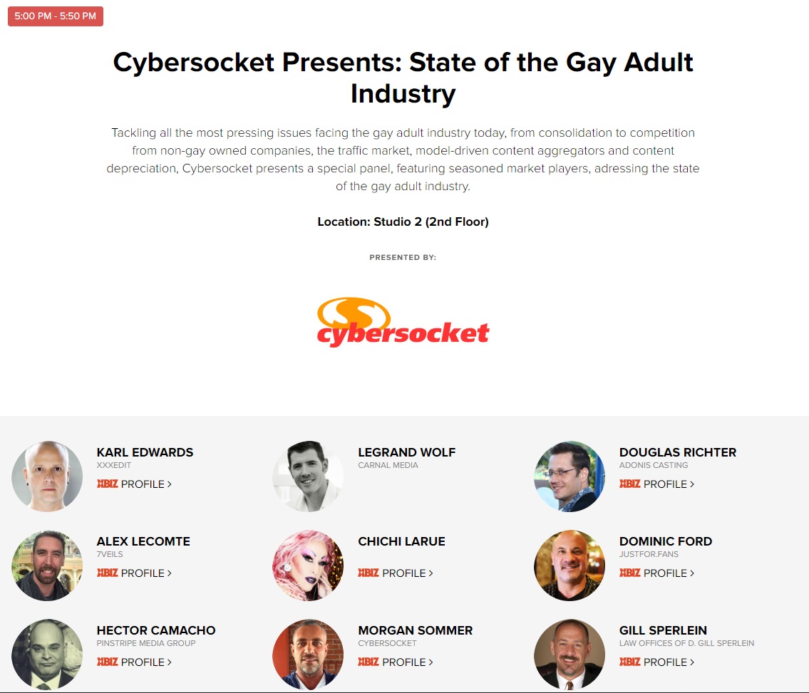 7_Veils's tweet photo. Don't miss @ALX_Online at the #Cybersocket presentation on the State of the #Gay Adult Industry! Hope to see you there! https://t.co/aD9X9molD5