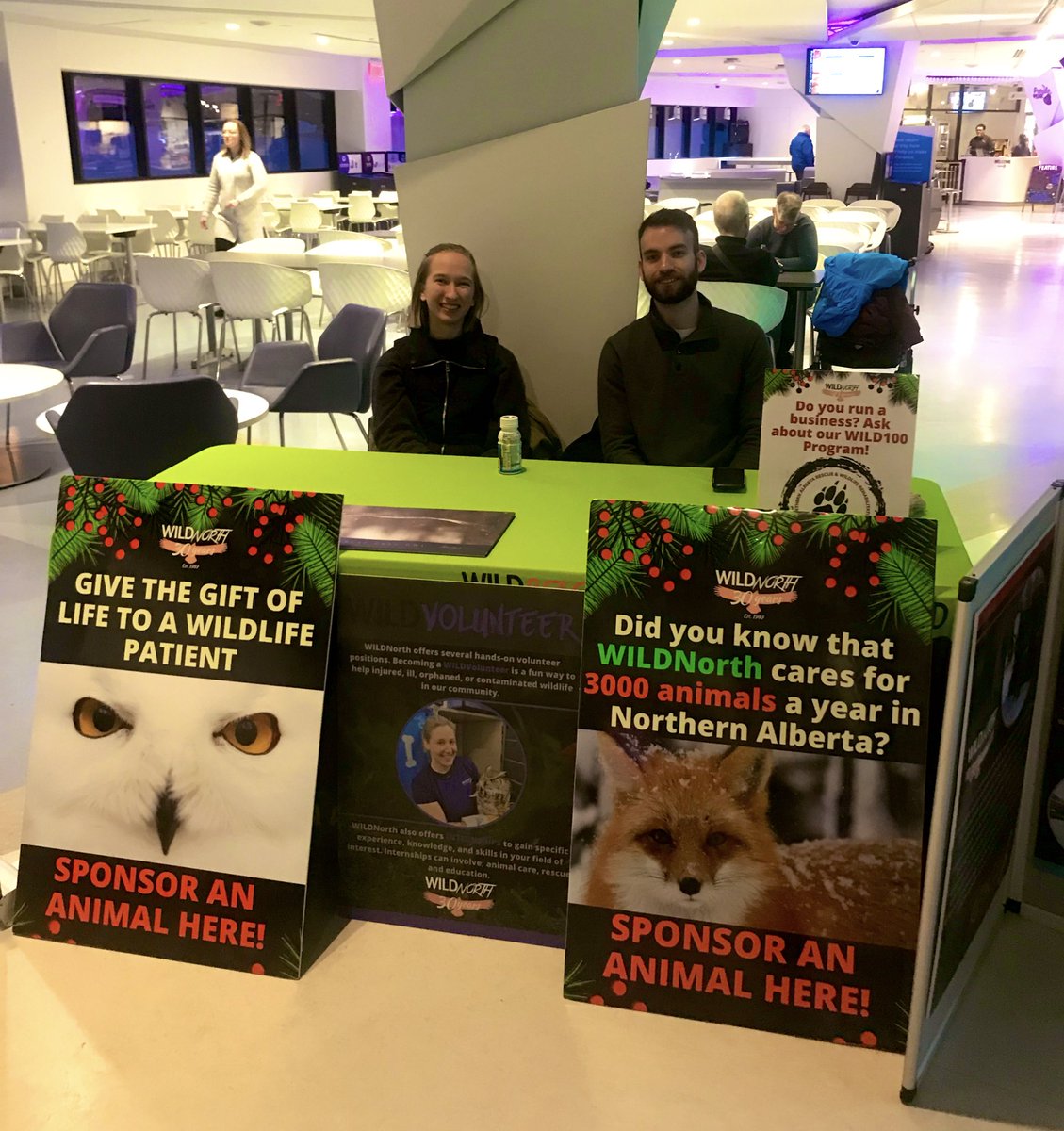 Excited to see our friends from @WildNorthAB out for our Back From the Brink Member’s preview! #MyTWOSEPerks 
They’ll also be joining us on Saturday when the film is open to the public! More info and show times:
telusworldofscienceedmonton.ca/explore/experi…