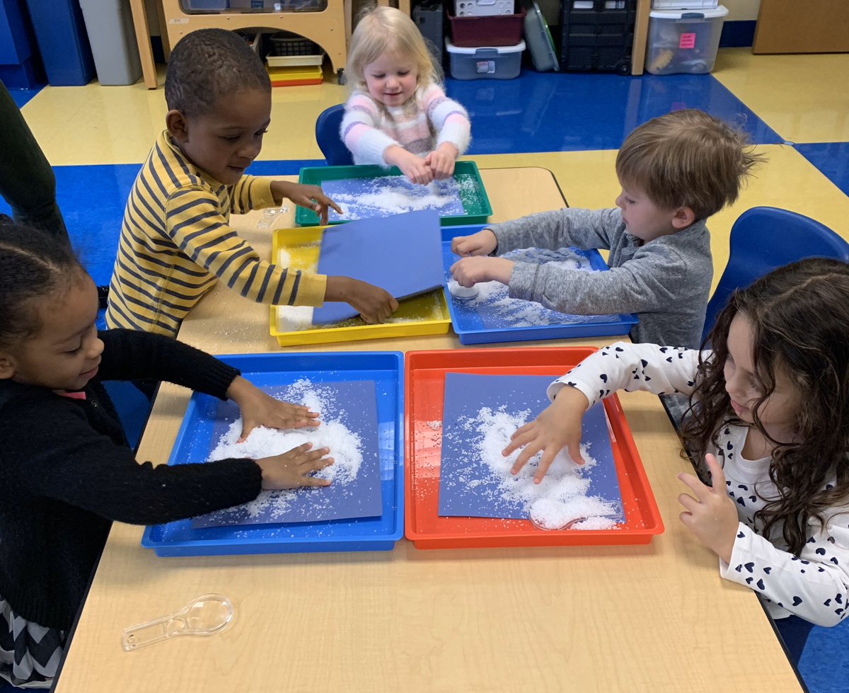 MsT_trinity's tweet image. After learning all about snow in science, Early Learners made their own snow. #TrinityLearns
