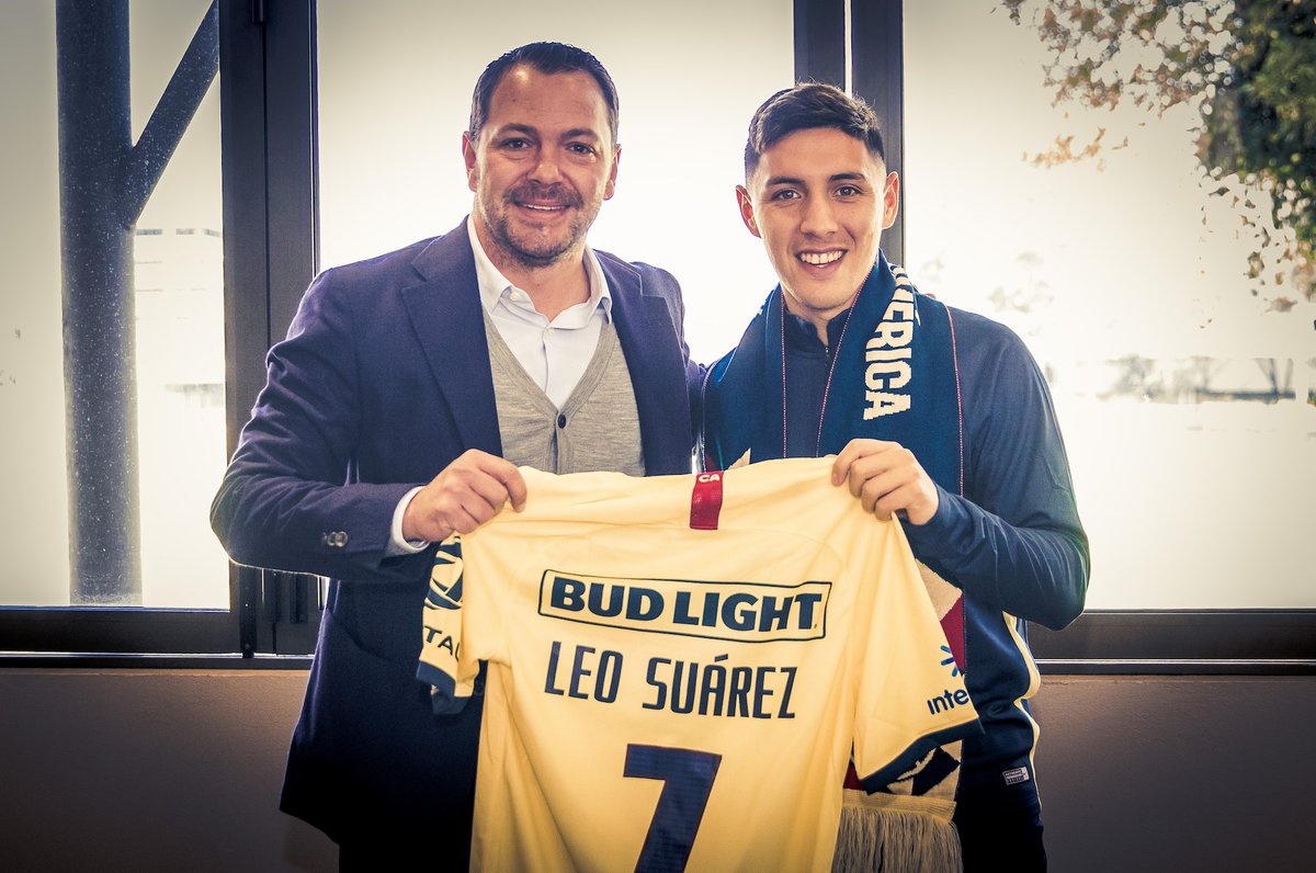 ClubAmerica's tweet photo. Leo Suárez ya firmó y será el número 7⃣
#LeoSuárezEsDelAme 🦅 https://t.co/2ItAhwMxcM