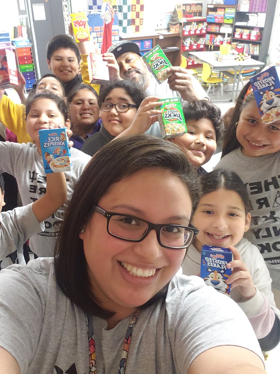 Valr_92's tweet photo. Today we got back to Percy Jackson/Harry Potter Book Club @JeffersonES2. The whole club was excited to be back to read! Lucky for us, Dudley was throwing a tantrum and his cereal at the walls! Cereal for our 1st day back was a success!

#jeffersonproud #theyarenotonlybooks https://t.co/e92yIDTkYz