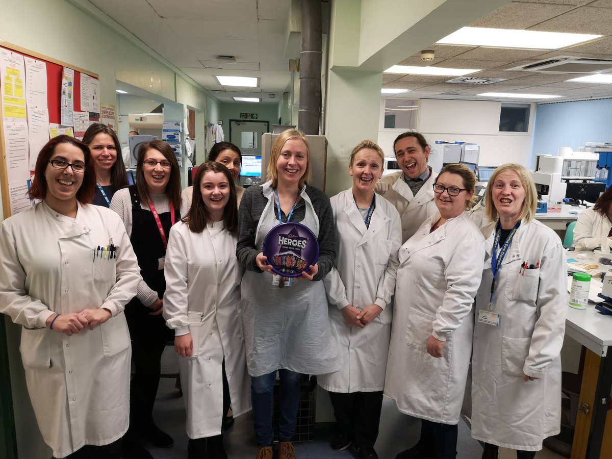 AneurinBevanUHB's tweet photo. Meet the Pathology Department at Nevill Hall Hospital, today's Winter Heroes. This team may be behind the scenes but our patients couldn't be treated without them! #BeAWinterHero https://t.co/0WvAtRM5qW