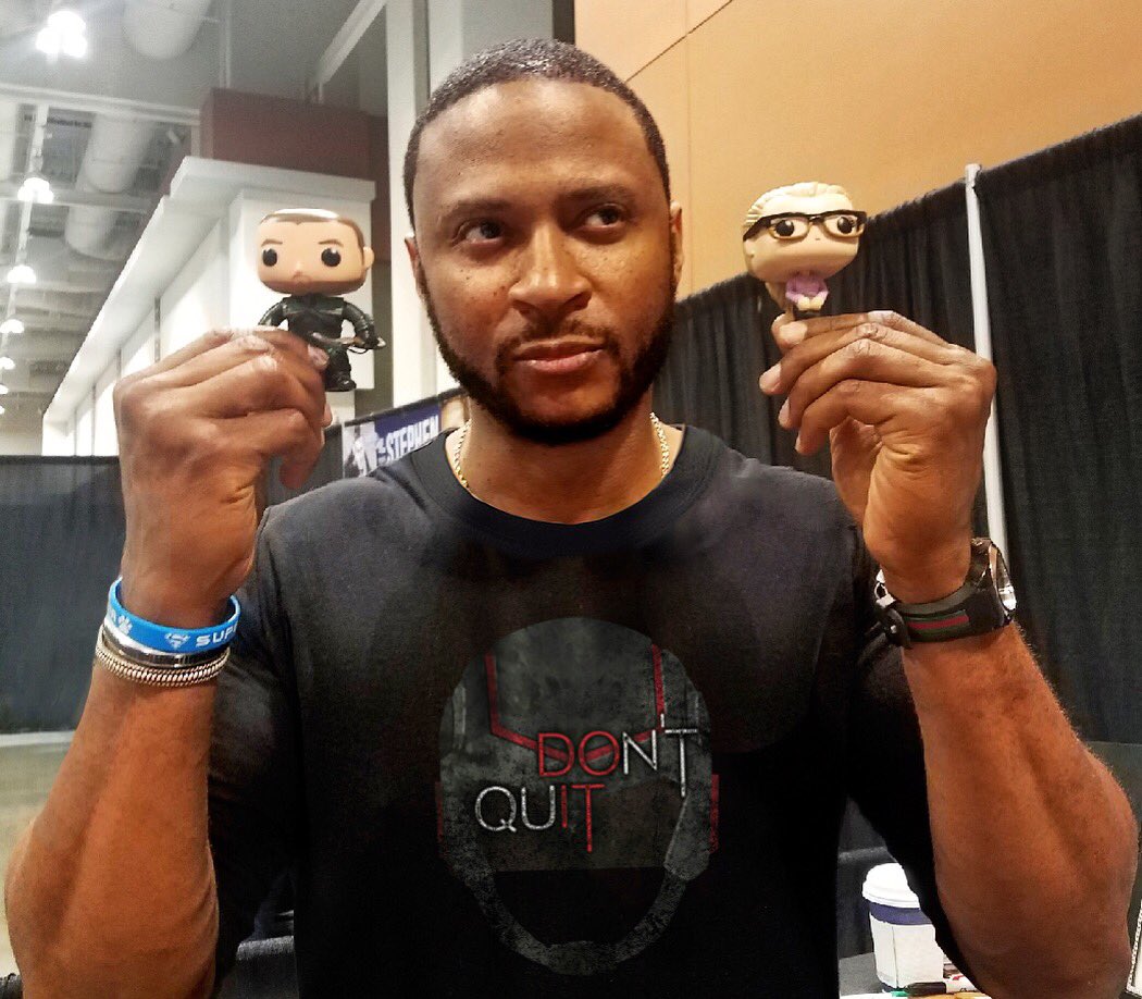 Last but not least, the wonderful  @david_ramsey organized the Don’t Quit campaign, and raised more than 18,000$ for the Testicular Cancer Society.  #Arrow