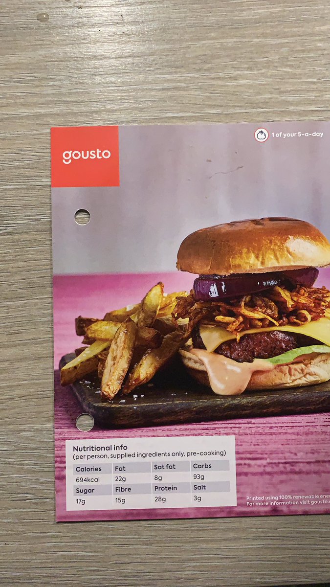 paulmac4444's tweet photo. @MyFitnessPal what is the easiest way to add a @goustocooking meal to my fitness pal.. I can’t seem to find ‘the ultimate vegan stack burger’ on the app.. can you add a meal just based on the nutritional information ? https://t.co/PrOGDeKgxE