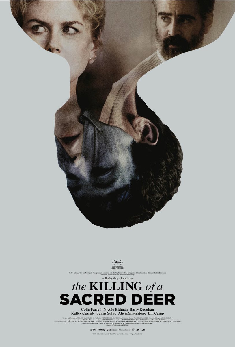 26. The Killing of a Sacred Deer (2017)Yorgos Lanthimos’ (The Favourite) stunningly written, sweepingly directed sadistic dark horror that stars Colin Farrell as a surgeon forced to make unthinkable sacrifices when the teenager he has taken under his wing makes sinister threats