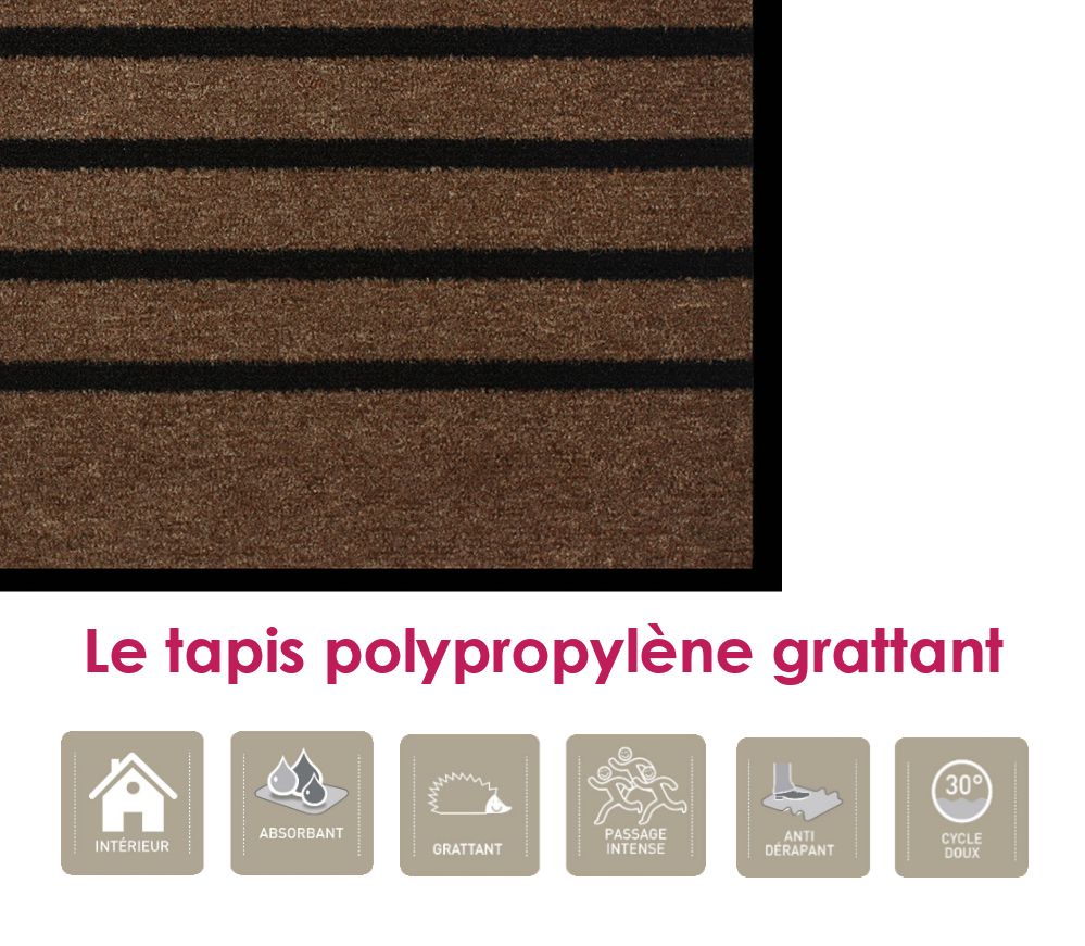 TapisSweetsol's tweet photo. ✅ Résolution n°2 : cette année, mon entrée sera propre ! J'opte pour un tapis en polypropylène grattant. Très résistant, antidérapant et super efficace pour récupérer les saletés sous les chaussures. https://t.co/yBaZQUhboG