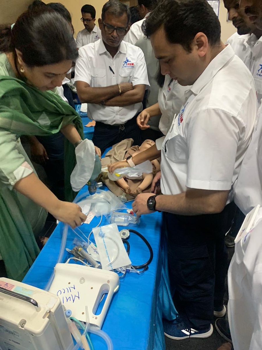 GhaHealth's tweet photo. Worlds First @FellAviationMed penultimate month training at #Bengaluru airport #India Next stop #London for last phase of training. Time to save more lives #HEMS #Doctors #Paramedics #FOAMEd #ICATT #GhaHealth #CNN #BBC #NDTV #SkyNews #TOI #GreatforInnovation #UKinIndia #UKIndia https://t.co/QcrxJ1H7q7