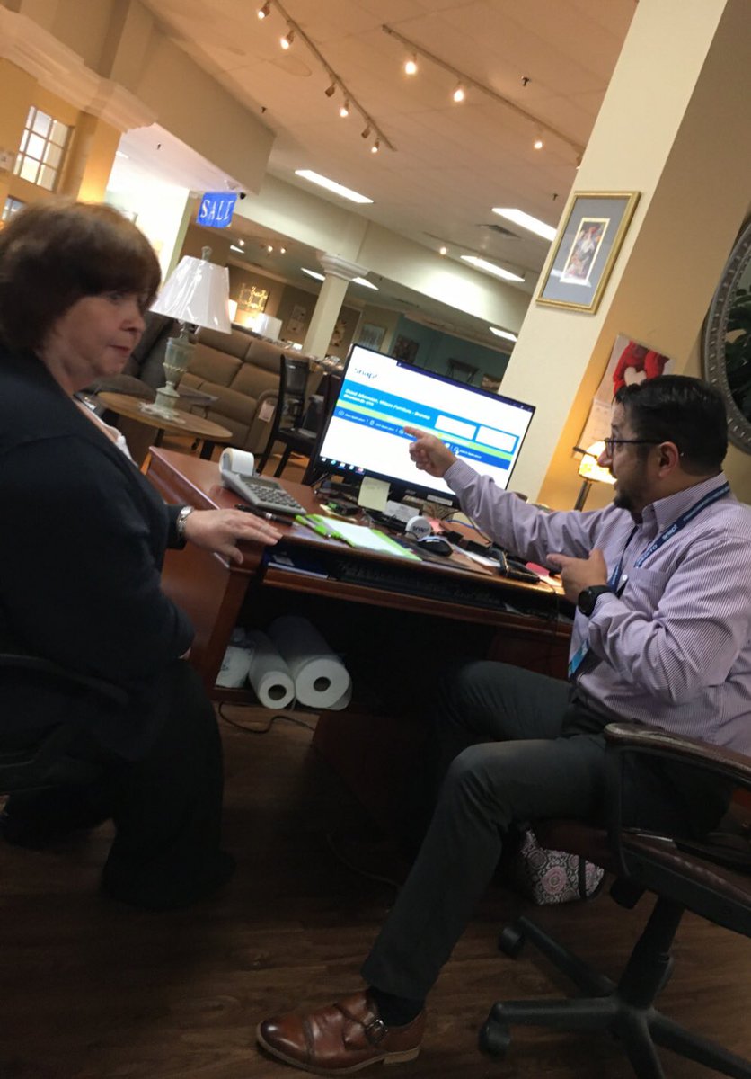 AnthonySnap's tweet photo. @SnapBenefit Another successful Lunch and learn training session with the entire staff at Wilcox Furniture in South Texas! https://t.co/fFKR4su4PL