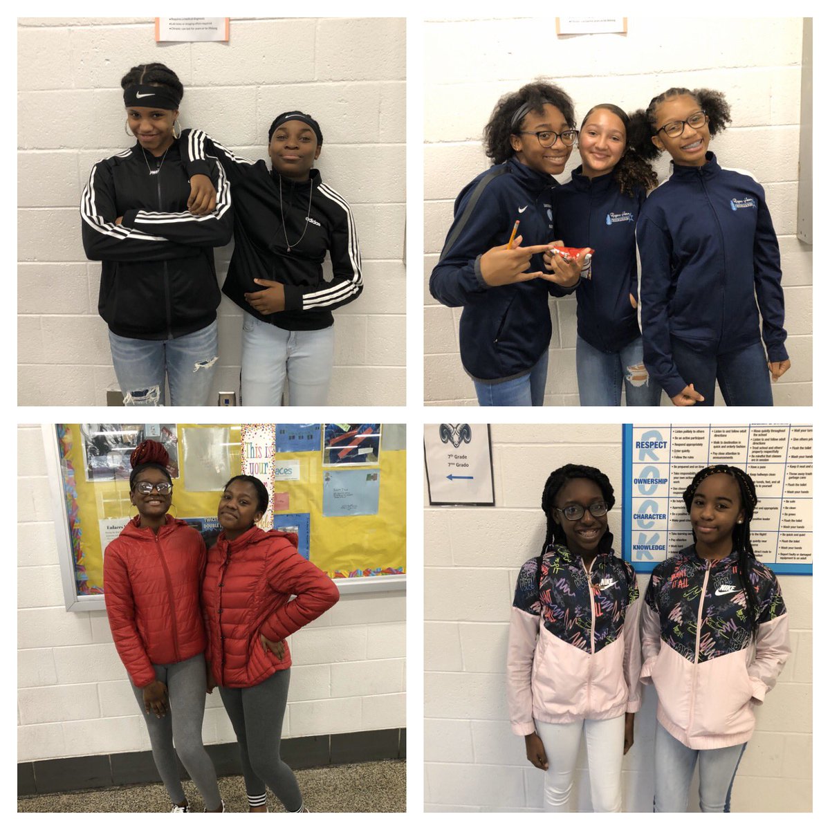 TawaunaStewart's tweet photo. Celebrating our school pride by participating in Spirit Week. @DrRogers13 @pmubenga @Mr_A_White @Albright_DPS @Born2Lead_1180 #WeAreTwinning https://t.co/qoo0RB9oO5