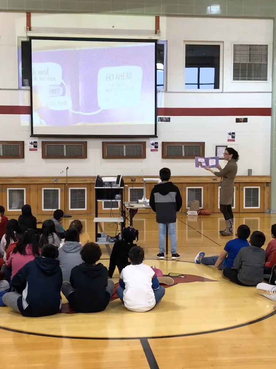 OPS_Castelar's tweet photo. Today Mrs. Perez-Mozaz came to Castelar and presented the Readers Become Leaders to our 3rd graders. They accepted the challenge to read 30 minutes a day for the rest of the year. #WeGotThis #OPSProud #ReadersBecomeLeaders @NCAA https://t.co/LpCLzmA7Sf