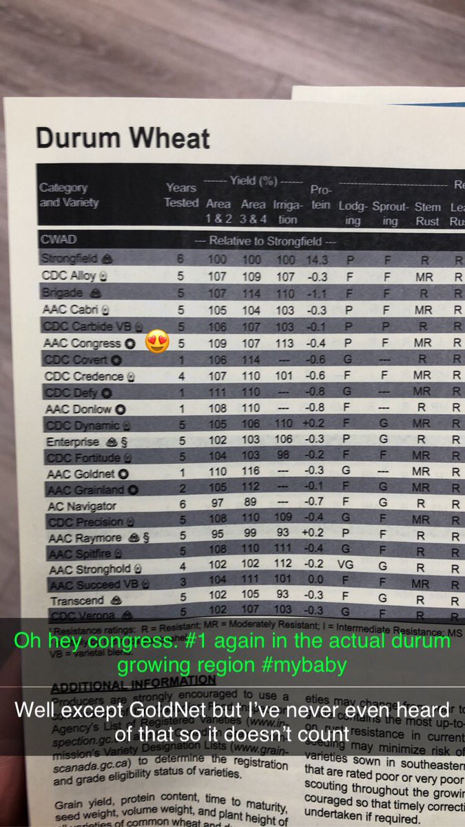 SeCanLauren's tweet image. #DurumNerd #SeedNerd