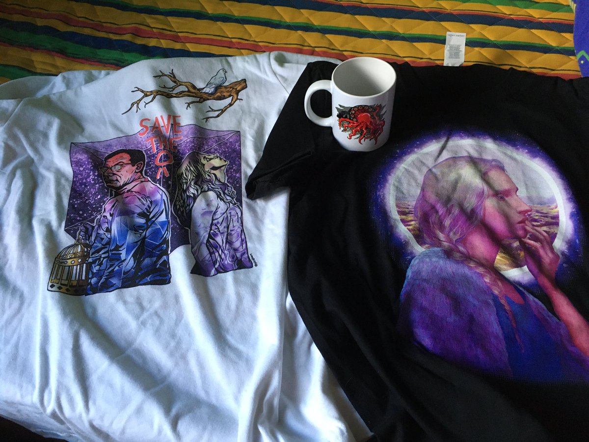 crazynobody_'s tweet photo. I am so grateful to @SaveTheOA and @OneOddFinch that I got this beautiful merch. I am so proud when I am driving around wearing one of the shirts or drinking from the mug. Thank you all that I can be a part of this OA-family #theOAisreal https://t.co/IiES2NDyTa