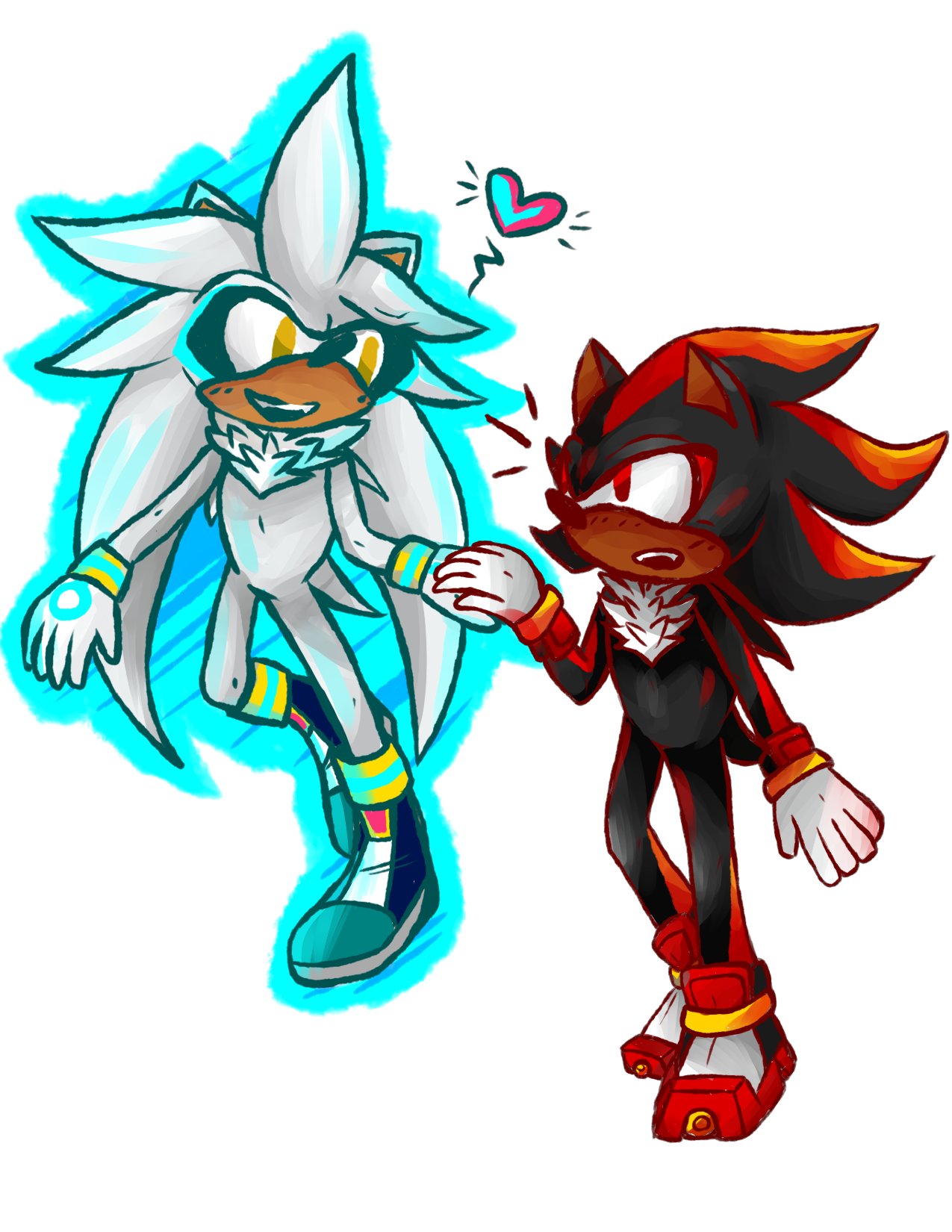 EPHE ☄️ &STARRYSKIES on X: In which Shadow finds his silver lining. (  #sonicthehedgehog #sonic #sth #silverthehedgehog #shadowthehedgehog  #silvadow #shadilver )  / X