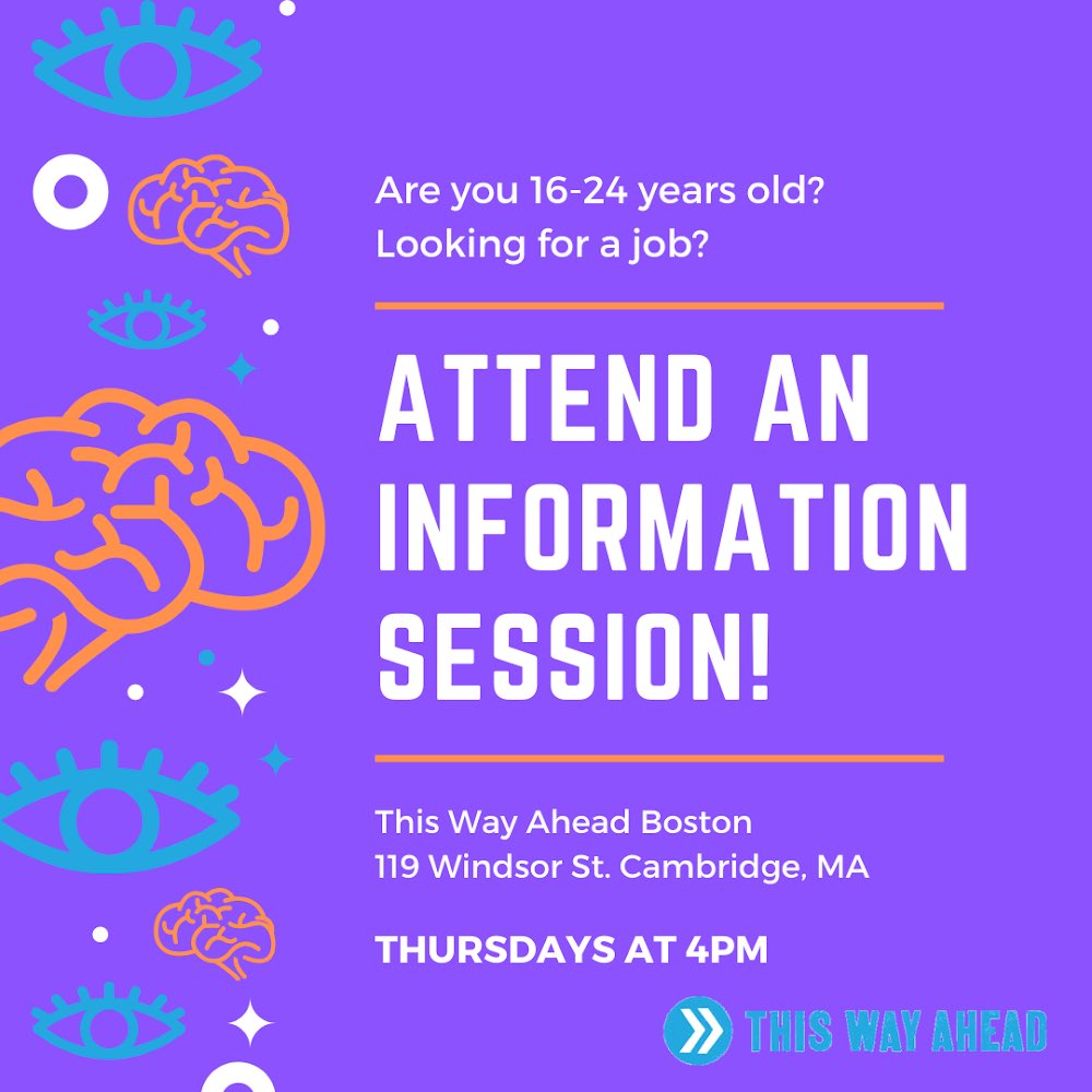ThisWayONwardMA's tweet photo. Looking for a job at #OldNavy? Join This Way Ahead’s #jobtraining program! To secure your place in the program, attend any info session on Thursdays at 4pm. 💰RSVP at the link in our bio! #internship #jobopening https://t.co/XOXzP9kdLo